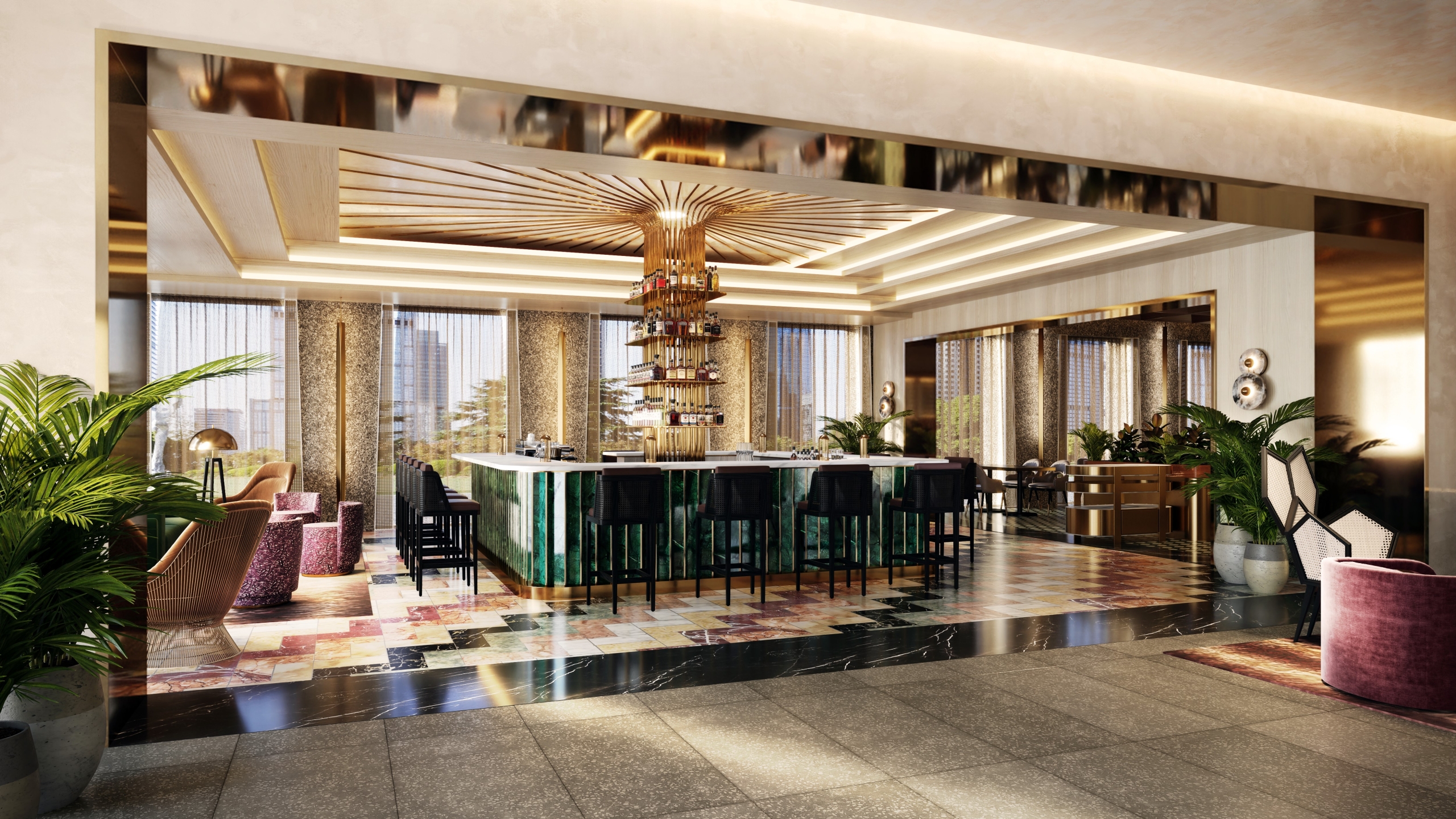 Lobby Bar at Fairmont New Orleans