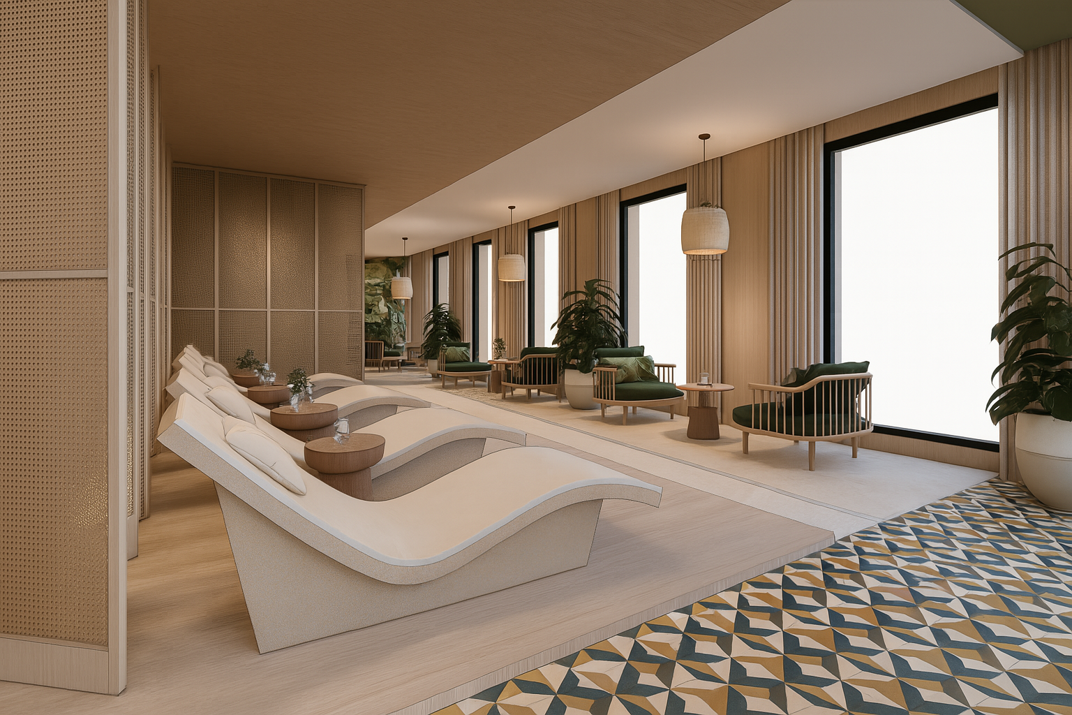 Spa Relaxation Area at Fairmont New Orleans