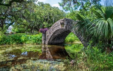 Bridge in City Park New Orleans