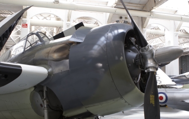 An American fighter plane from WW2